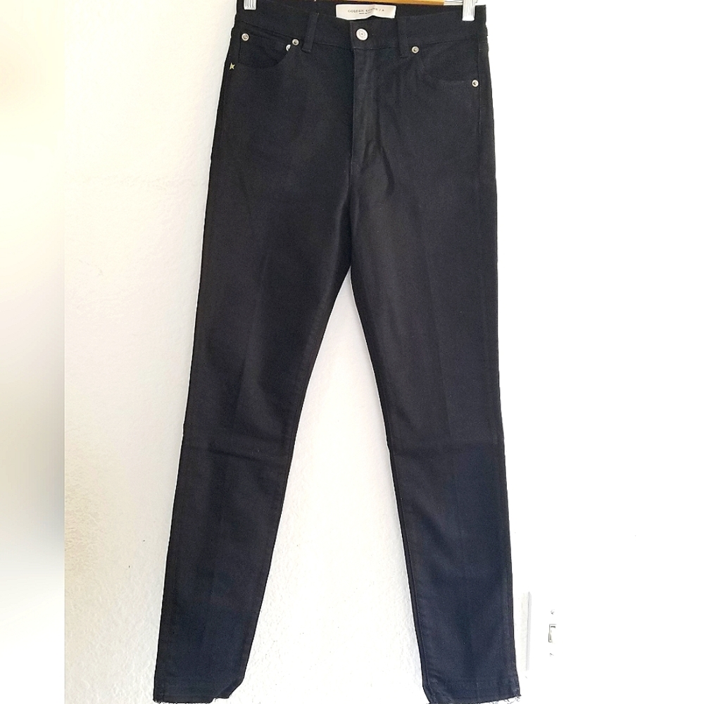 Golden Goose Skinny High Rise Jeans Size 25 Black